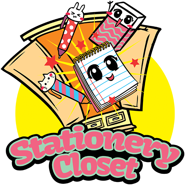 Stationery Closet - Stationery Cartoon Clipart (600x598), Png Download