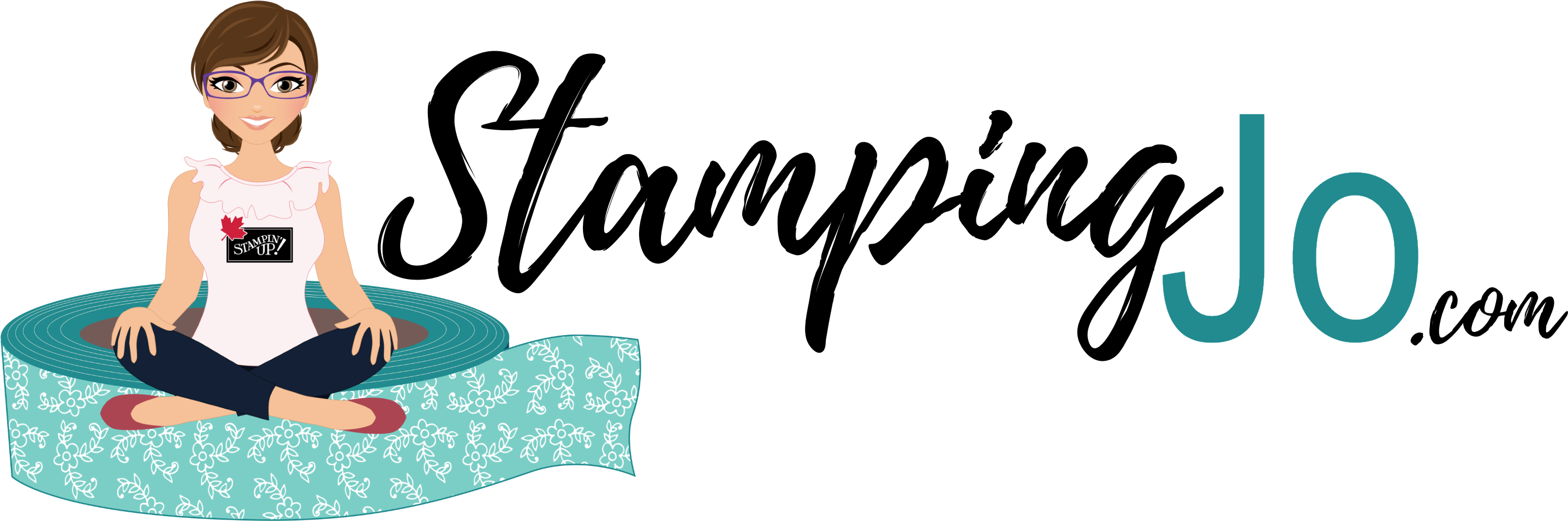 Hand Stamped Cards With Josee Smuck-stampin - Calligraphy Clipart (2957x1000), Png Download