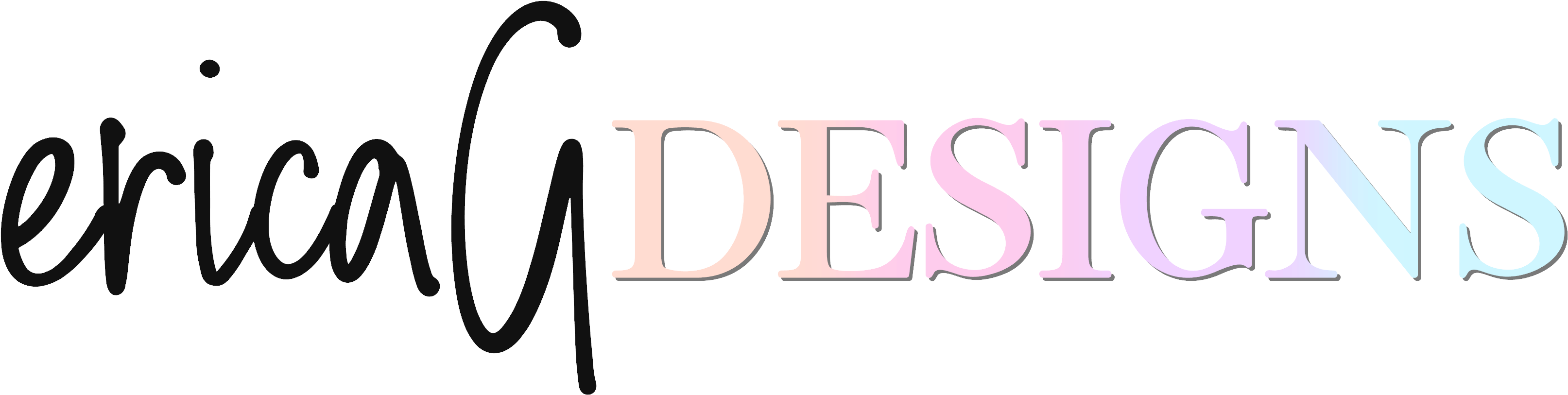 Erica G Designs Clipart (3300x840), Png Download