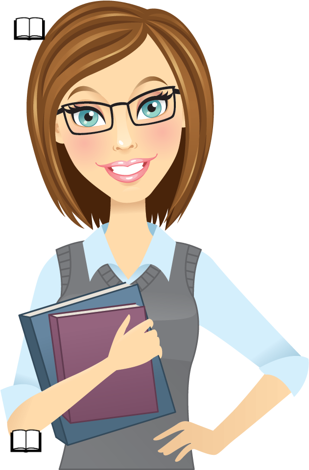 Teacher Saying Good Job Clipart Transparent Background - Transparent Background Teacher Clipart Png (678x977), Png Download