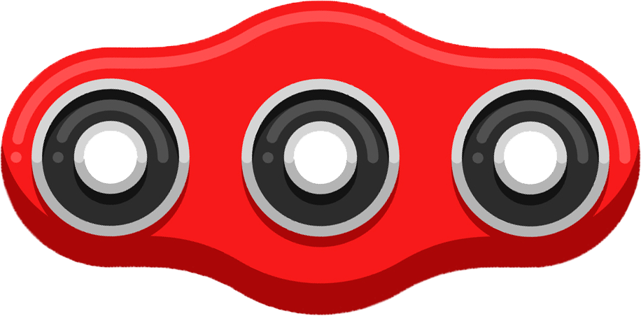 Fidget Spinner App & Stickers Messages Sticker-8 - Illustration Clipart (916x452), Png Download