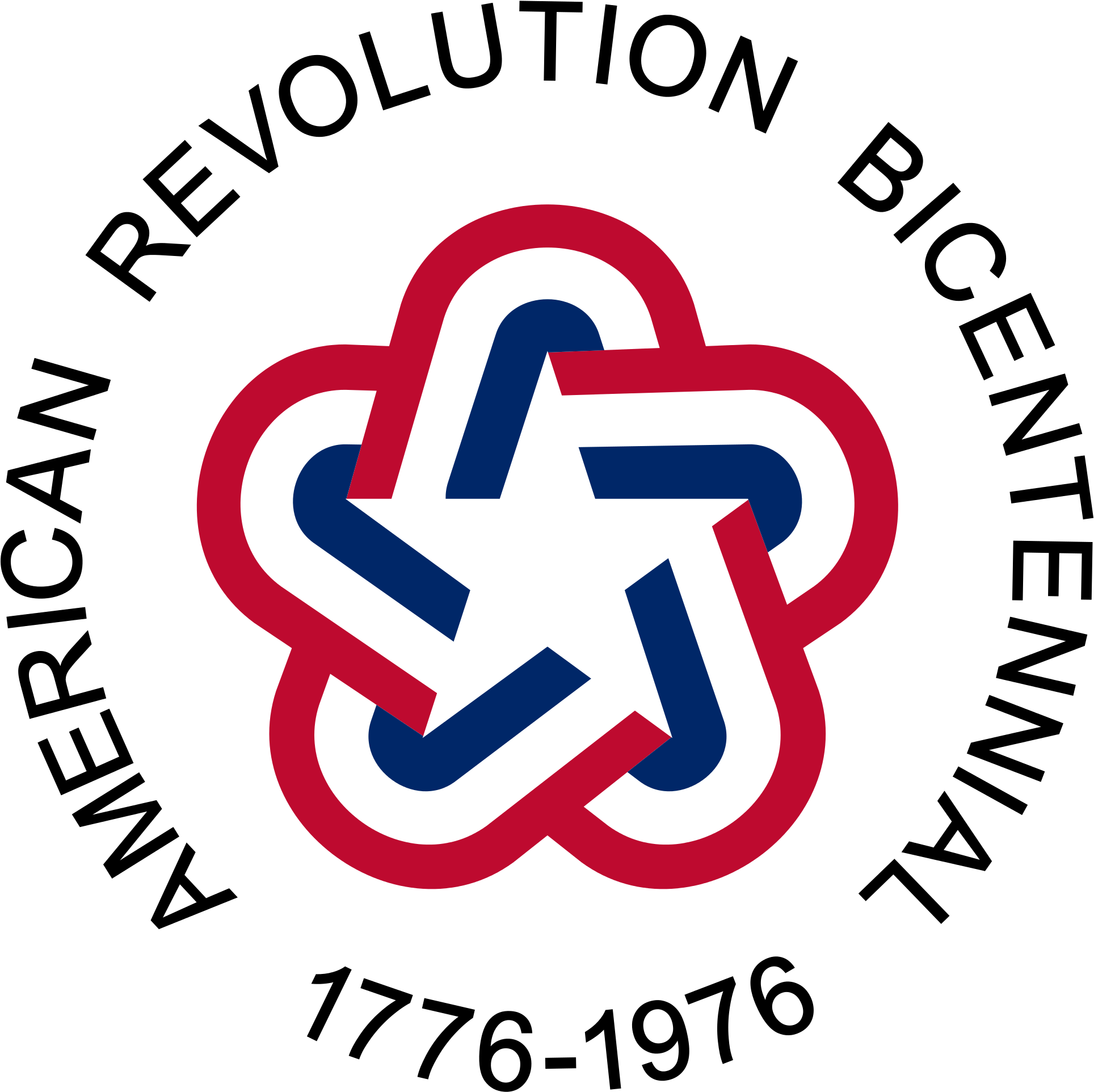 United States Bicentennial - Aaron Draplin Best Logo Clipart (2000x2000), Png Download