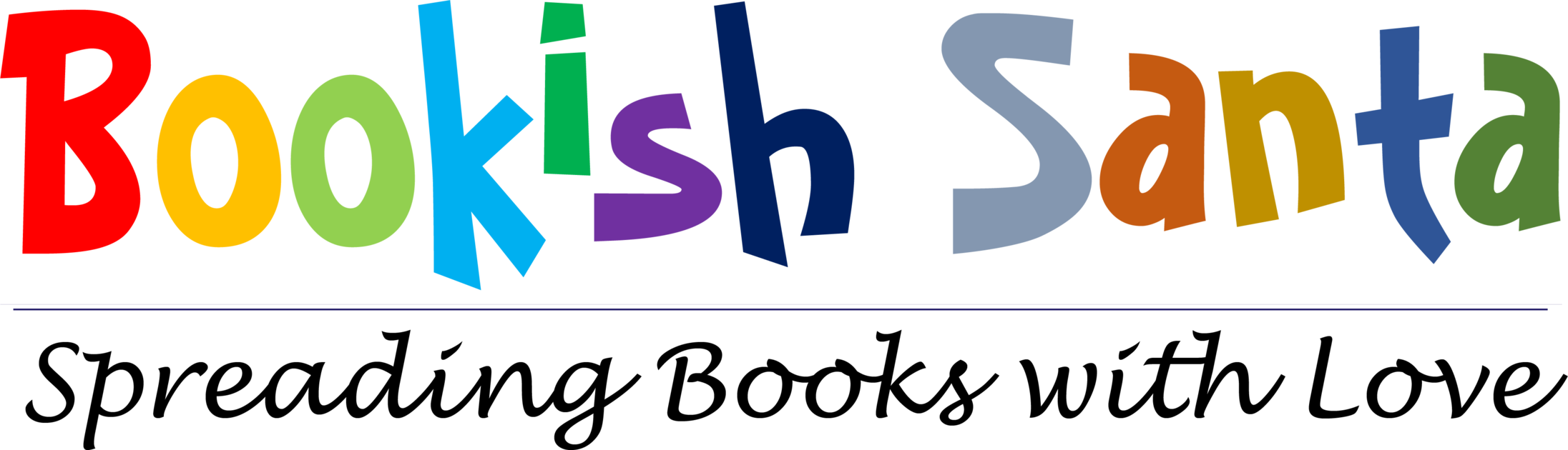 Bookish Santa Clipart (2192x630), Png Download