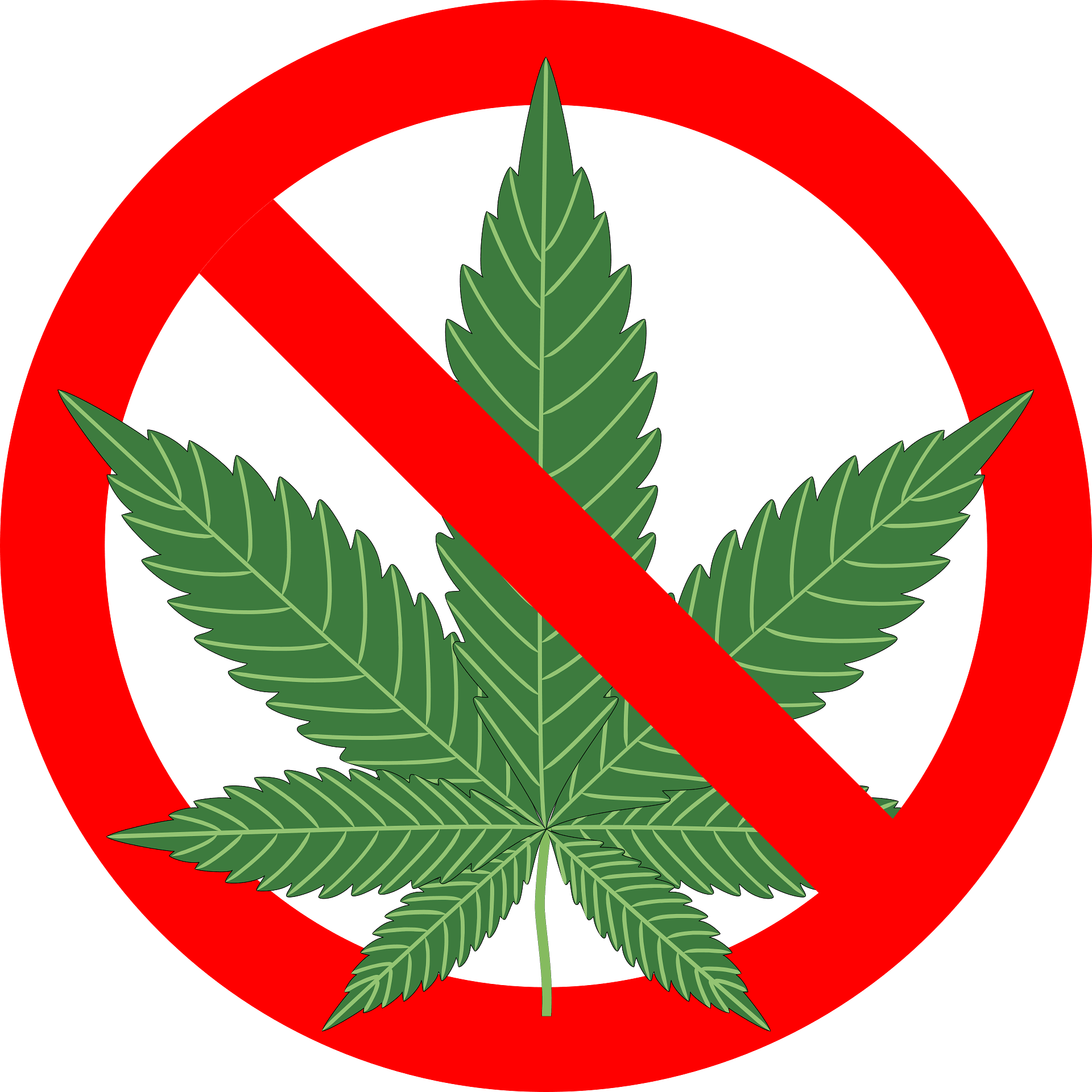 No Cannabis Png Clipart (640x640), Png Download