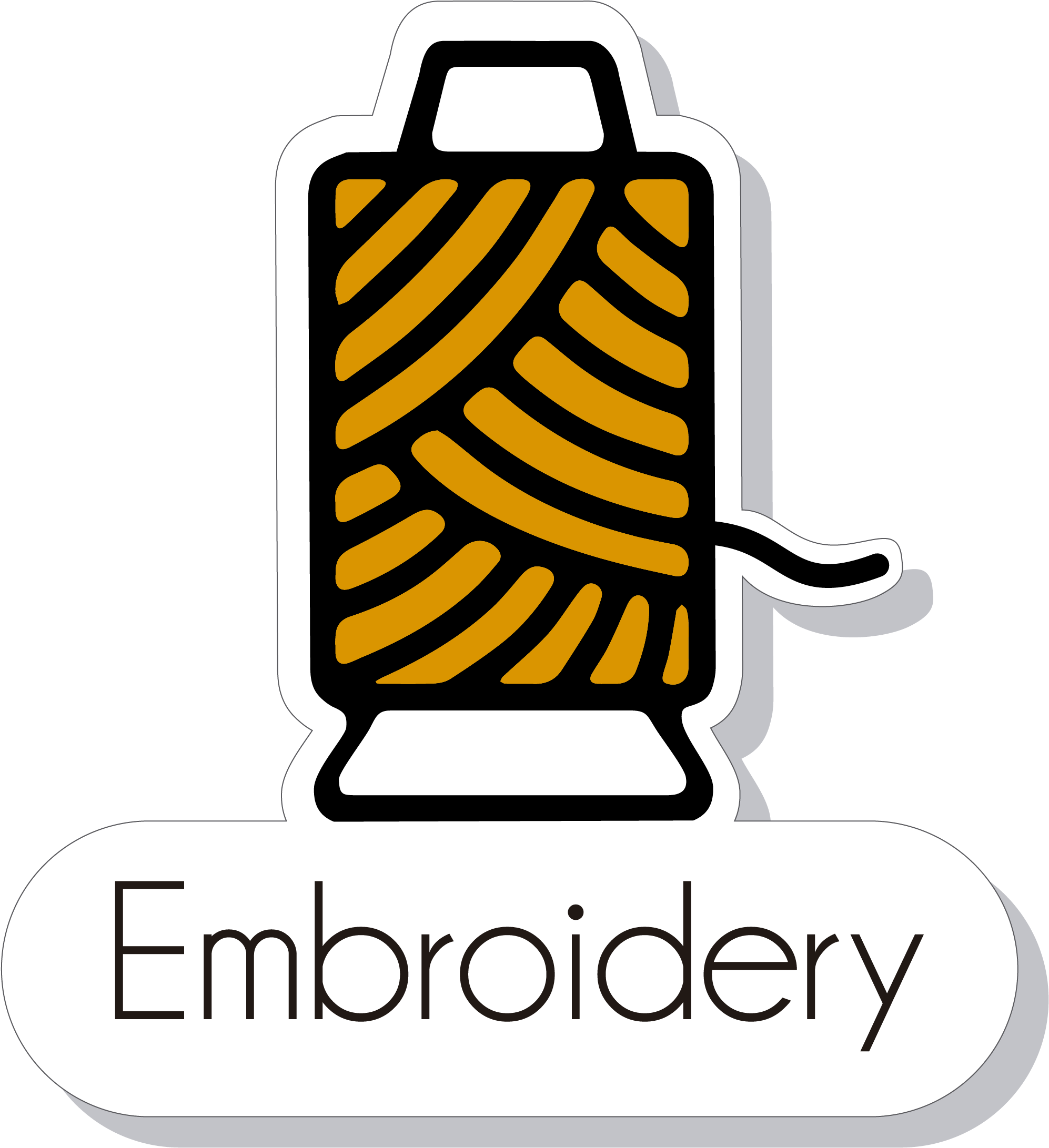 Embroidery Clipart (2500x2500), Png Download