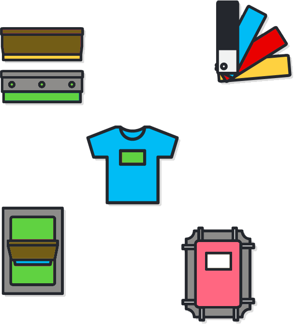 Screen Printing Icons Clipart Full Size Clipart (5306733) PinClipart
