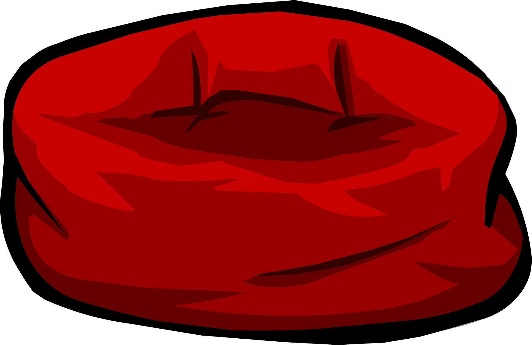 Animated Bean Bag Chair Clipart (1752x1138), Png Download