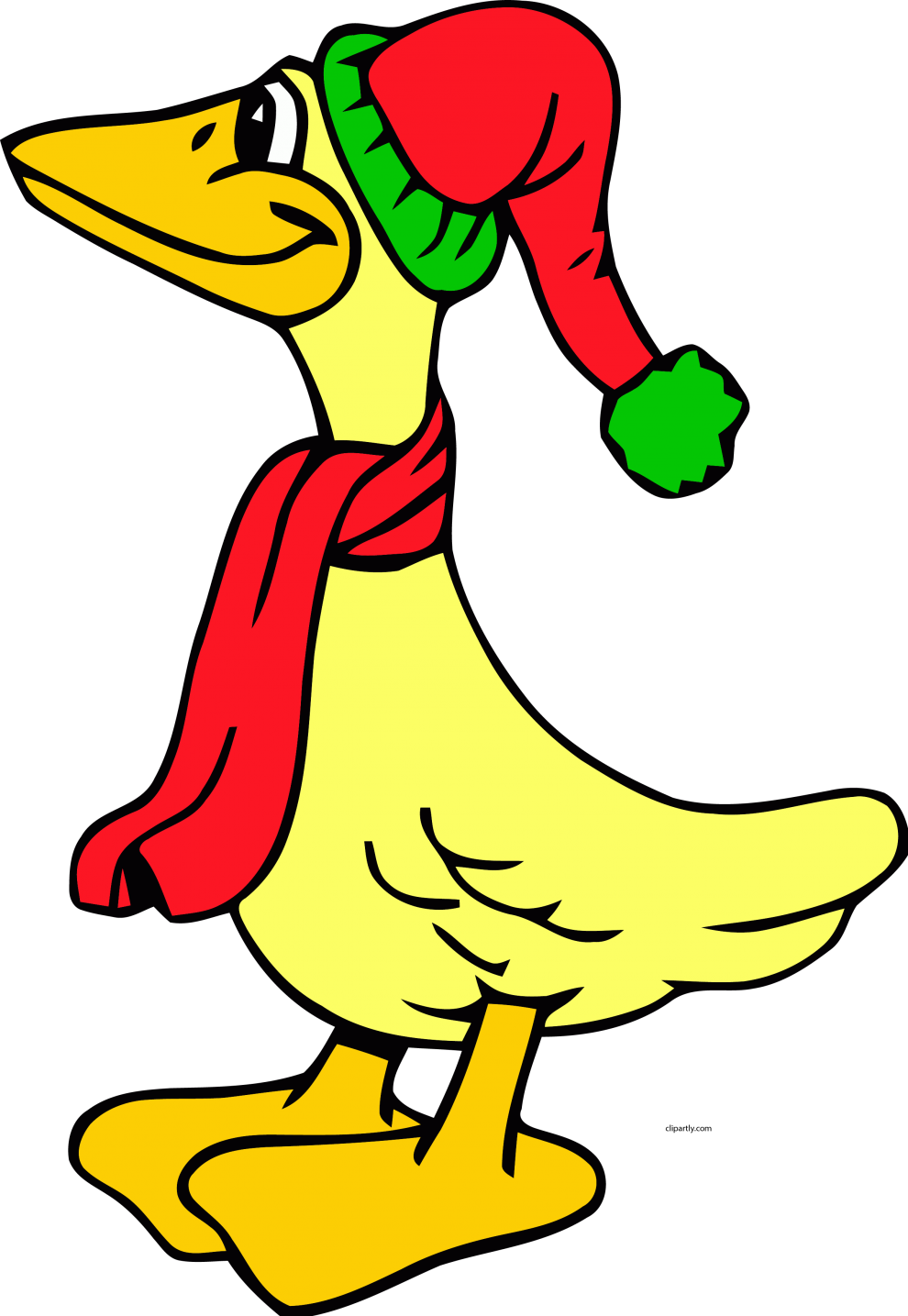 Christmas Duck Clipart - Png Download (990x1435), Png Download