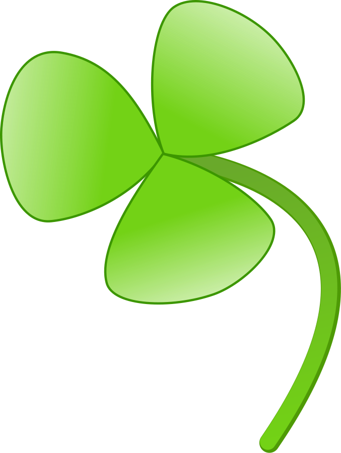 Summer Leaves Clipart, Vector Clip Art Online, Royalty - Flower With Three Leaves - Png Download (677x900), Png Download