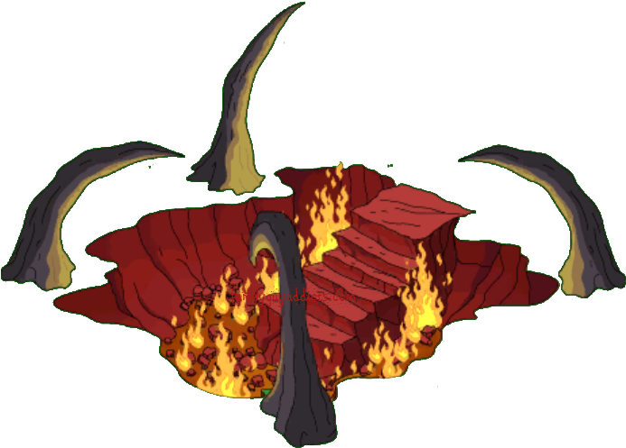 Hell"s Pit - Illustration Clipart (706x519), Png Download