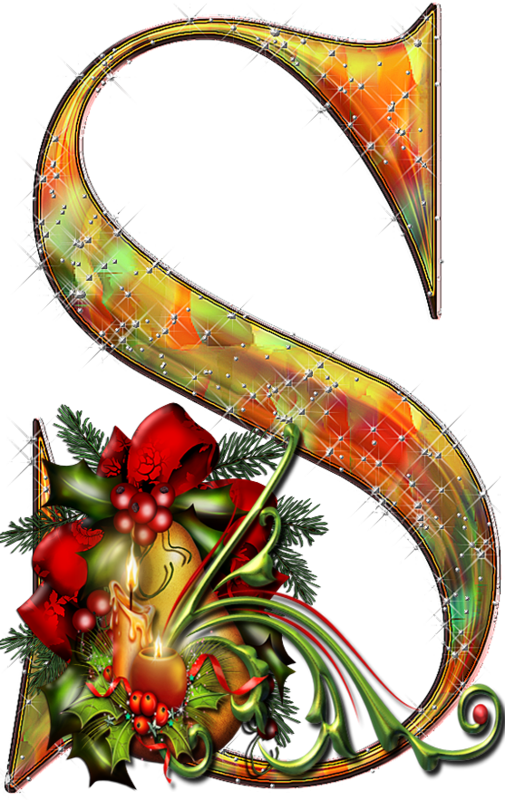 Alphabet De Noel 18 11 Letter Christmas Alphabet Clipart (505x800), Png Download