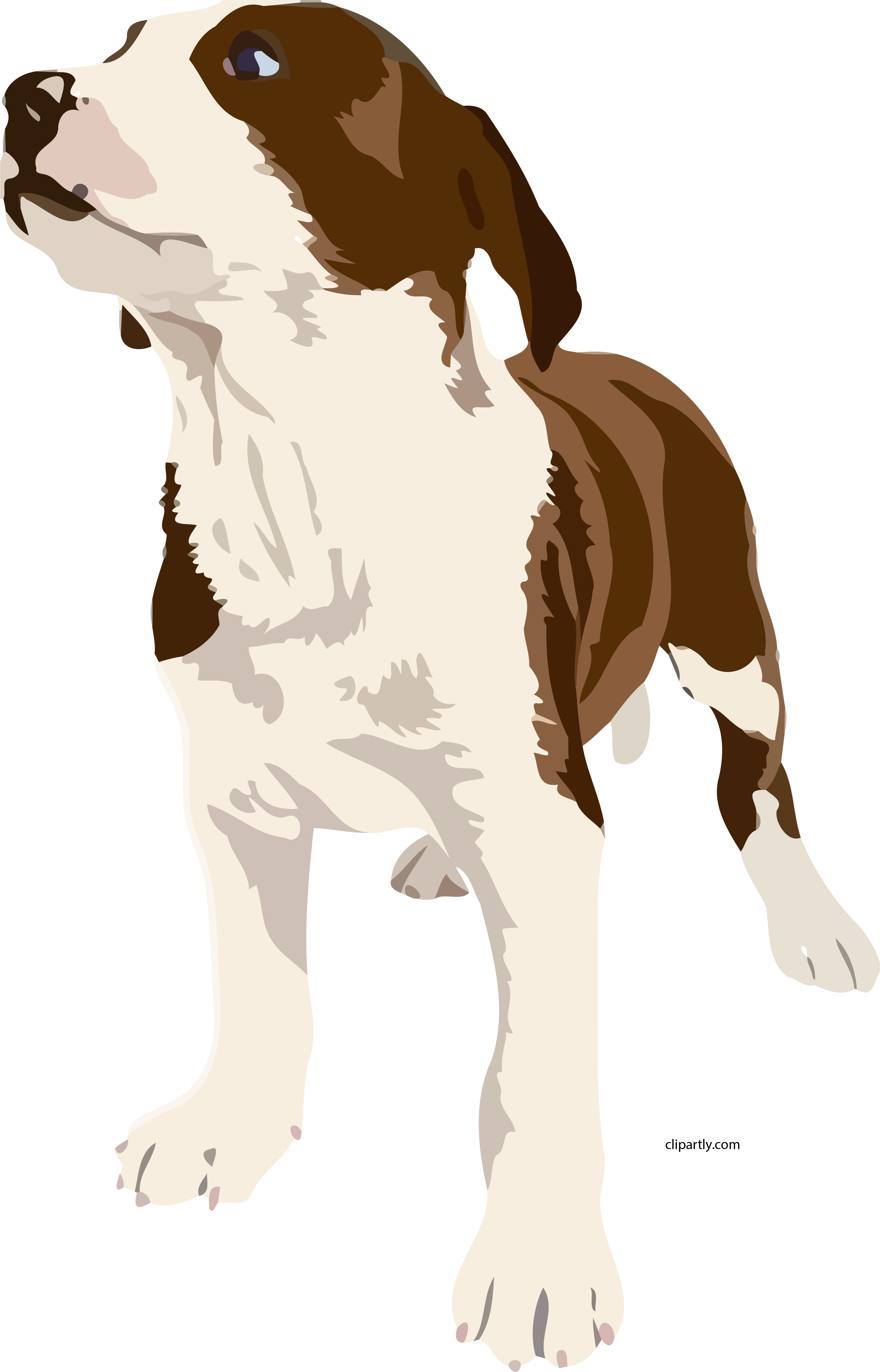 Transparent Dog Clipart Black And White Png - Transparent Background Realistic Dog Clipart (3133x4886), Png Download