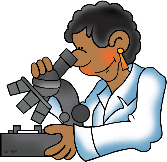 Scientist With Microscope Forensic Interview - Forensic Scientist Clipart - Png Download (648x598), Png Download