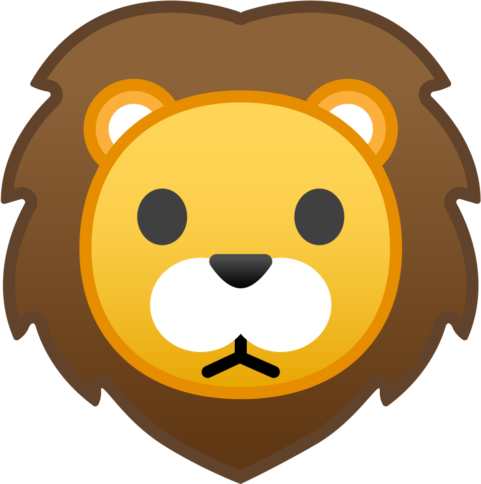 Download Svg Download Png - Lion Face Cartoon Png Clipart (955x960), Png Download