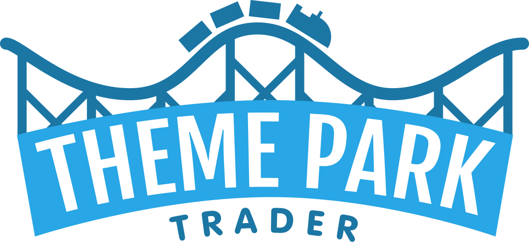 Theme Park Trader - Fake Theme Park Logo Clipart (1060x486), Png Download