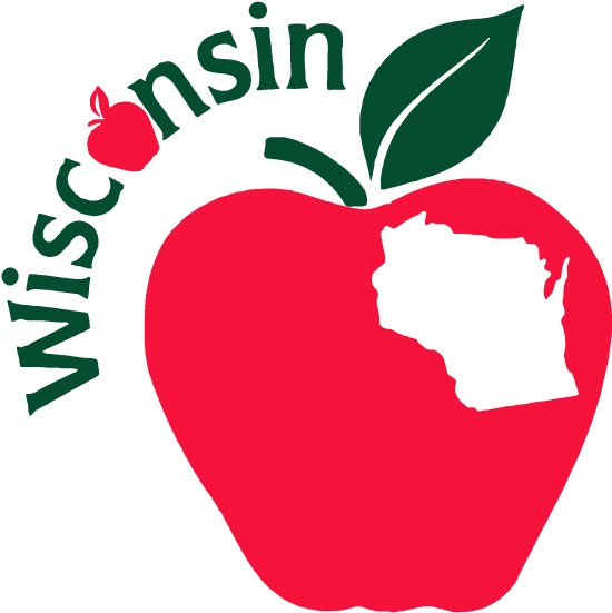 Wisconsin Apples Clipart (588x600), Png Download