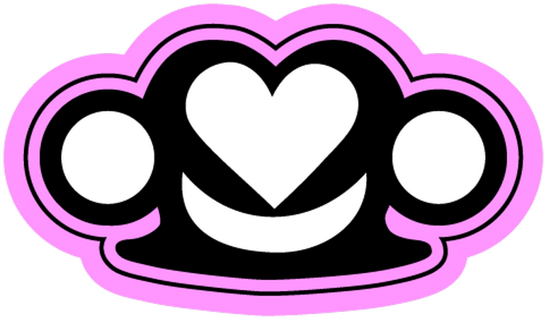 Poing Americain En Coeur Clipart (800x800), Png Download