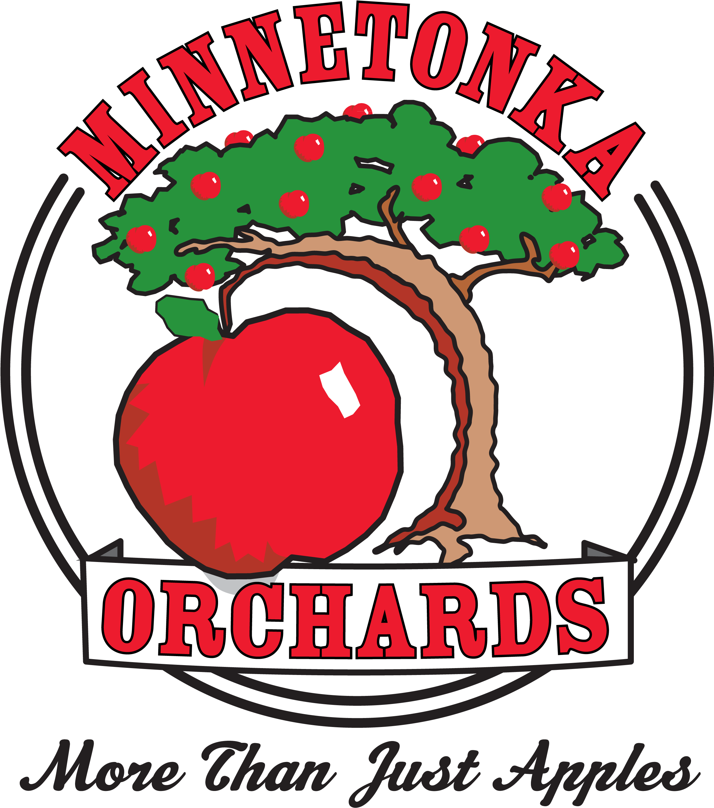 Minnetonka Orchards - Apple Orchard Logo Clipart (2400x2714), Png Download