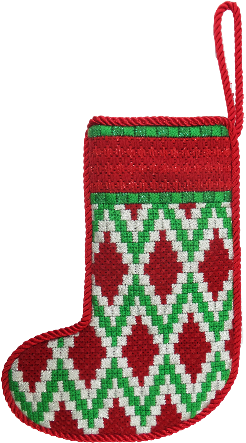 <img Src="needlepoint Christmas Stocking Ms 08" Alt Clipart (1000x1552), Png Download