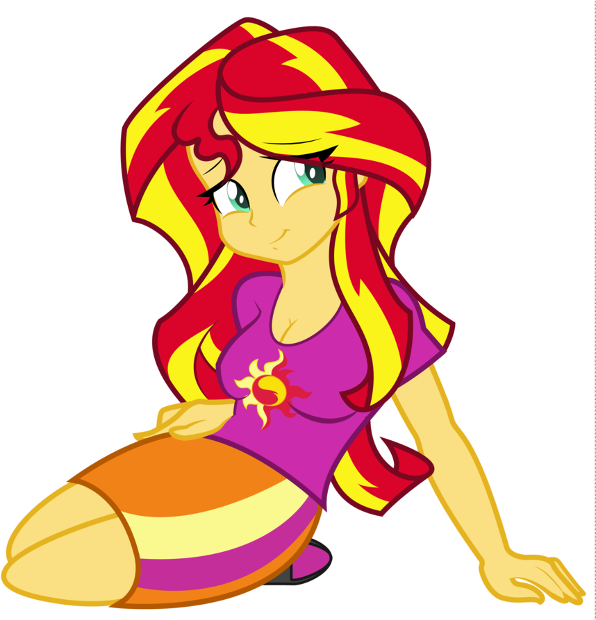 Skin Clipart Hand Grab - Sunset Shimmer Busty Sexy - Png Download (896x892), Png Download