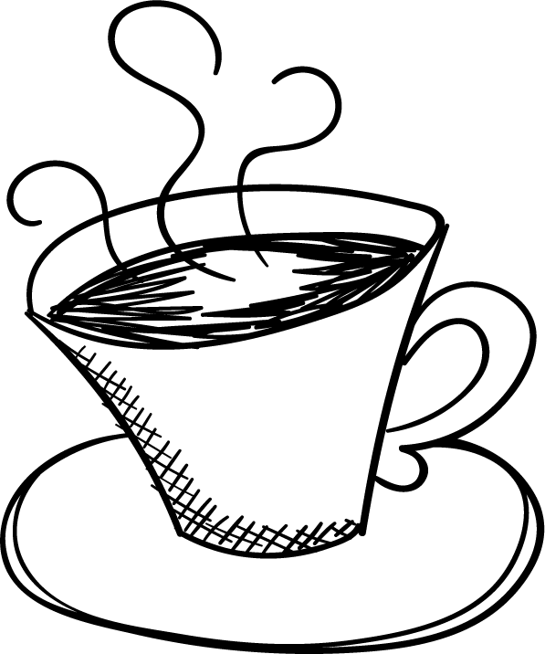 Line Art Clipart (597x716), Png Download