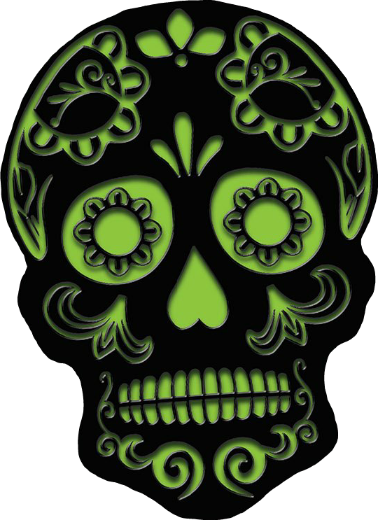 #dayofthedead #diadelosmuertos #sugarskull #skeleton - Day Of The Dead Clipart (540x743), Png Download