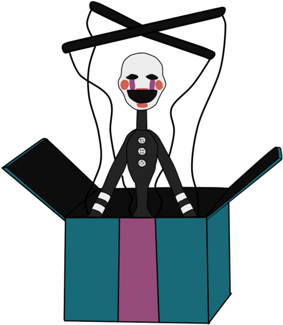 Clip Art Freeuse Download Marionette Drawing Five Nights - Drawing Five Nights Freddy - Png Download (576x661), Png Download