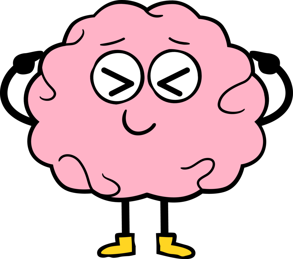 Cerebro Em Desenho Animado Clipart (1024x908), Png Download