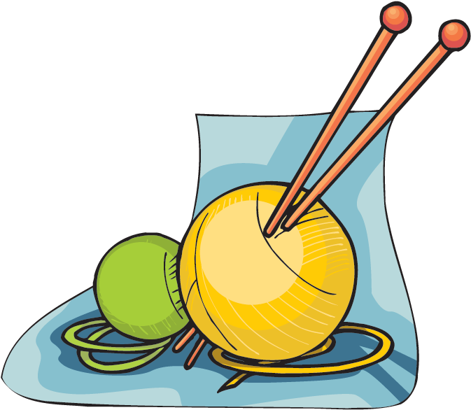 Yarn Knitting Needles And Yarn Clipart Full Size Clipart (5309443