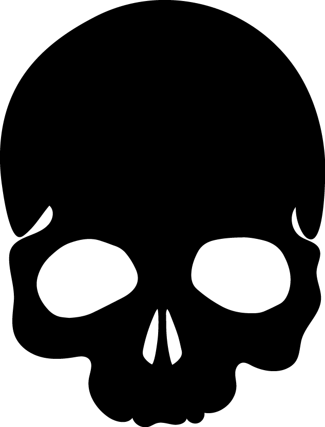 Transparent Background Skull Transparent Clipart - Png Download (633x833), Png Download