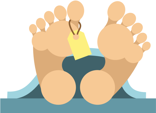 Dead Body - Dead Man Clipart - Png Download (600x600), Png Download