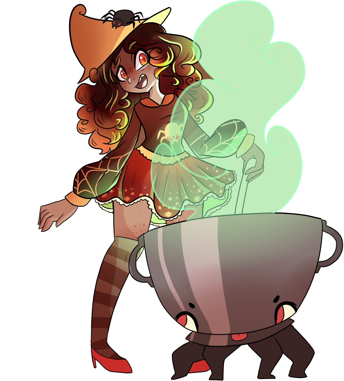 Potion Making - Cartoon Clipart (1500x1600), Png Download