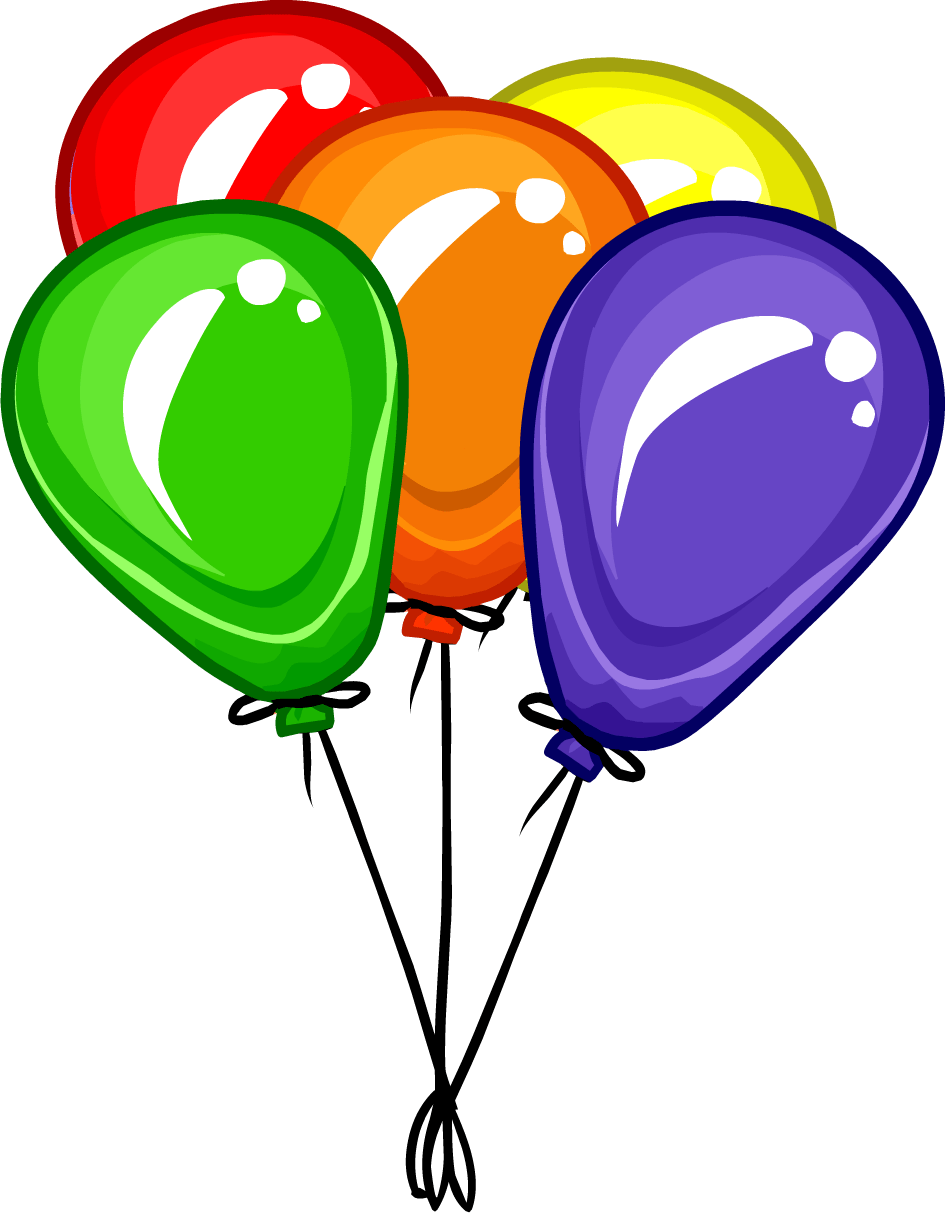 Balloons Clipart Png Transparent Png (945x1213), Png Download