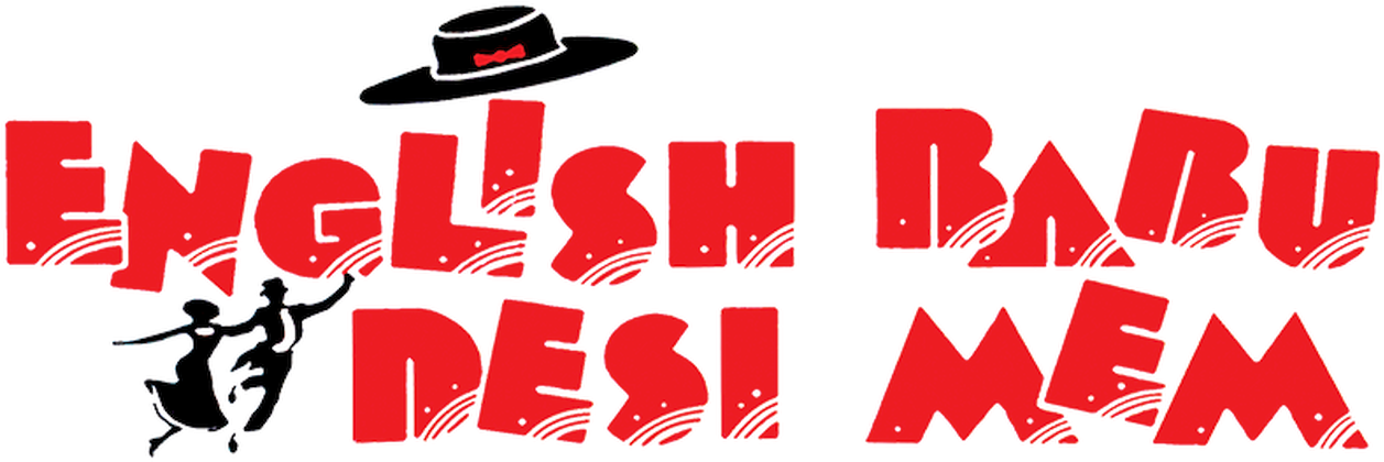 English Babu Desi Mem - English Babu Clipart (1280x544), Png Download