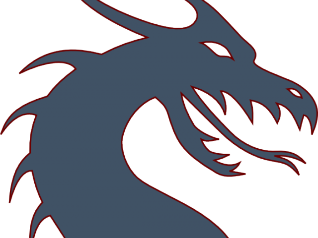 Dragon Silhouette Clipart (640x480), Png Download