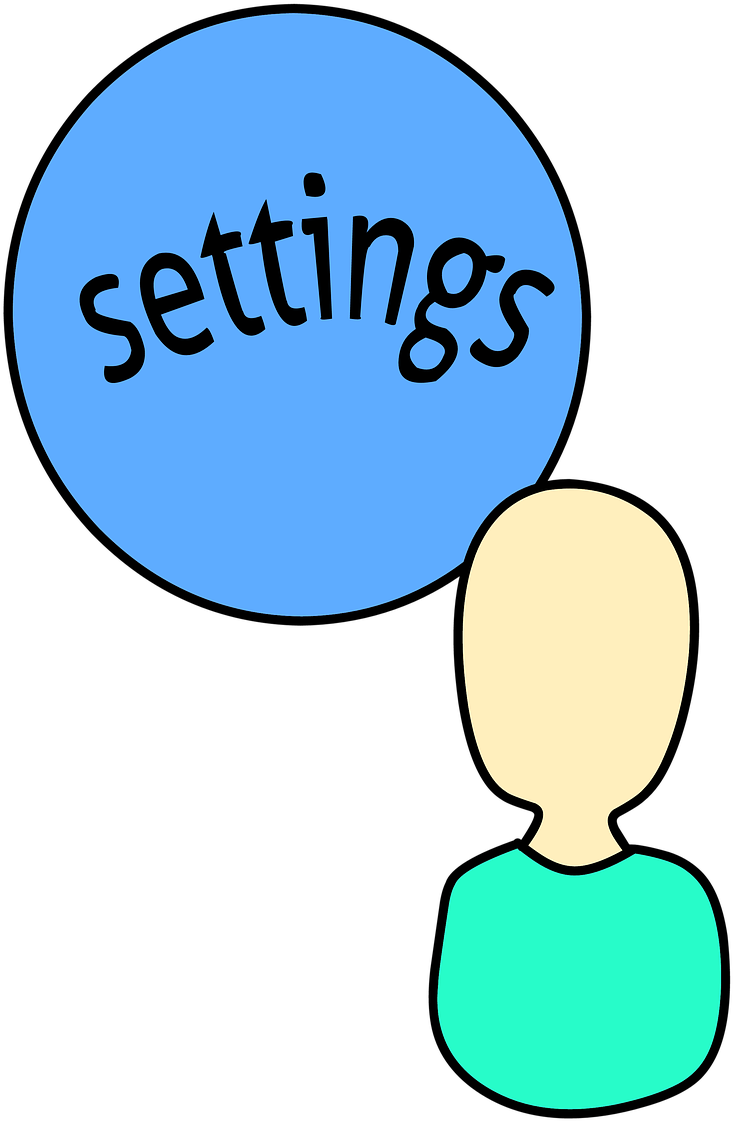 Settings Symbol Avatar Clipart (500x814), Png Download