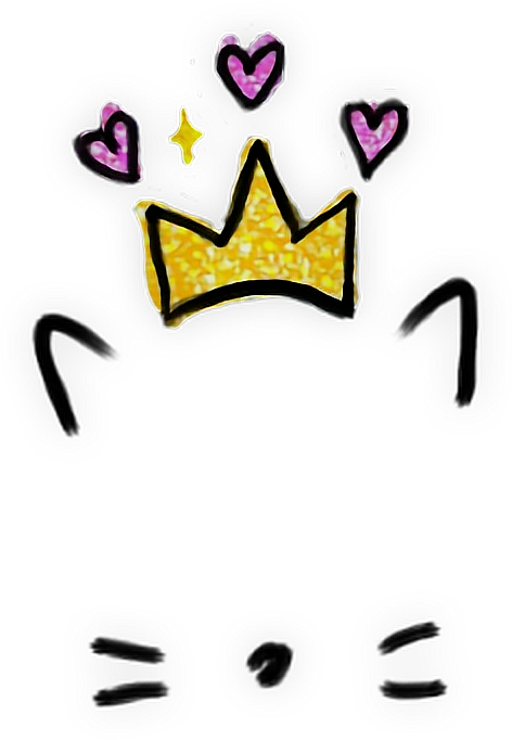 Snapchat Filters Clipart Aesthetic - Transparent Background Aesthetic Heart Crown Png (472x682), Png Download