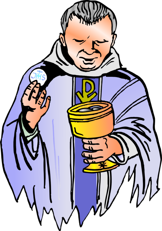 Clergy Cliparts - Priest Clipart - Png Download (526x750), Png Download