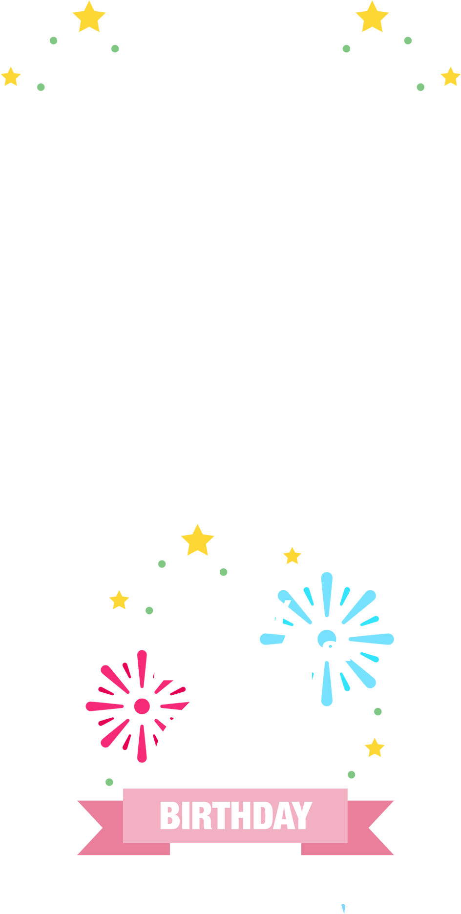 Birthday Snapchat Filter Clipart Png Freeuse Download - Birthday Snapchat Filter Png Transparent Png (1080x1920), Png Download