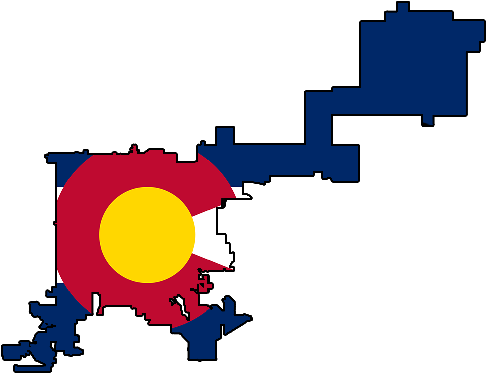 Snapchat Filters Clipart Geo - Denver Home Value Map - Png Download (1080x1920), Png Download