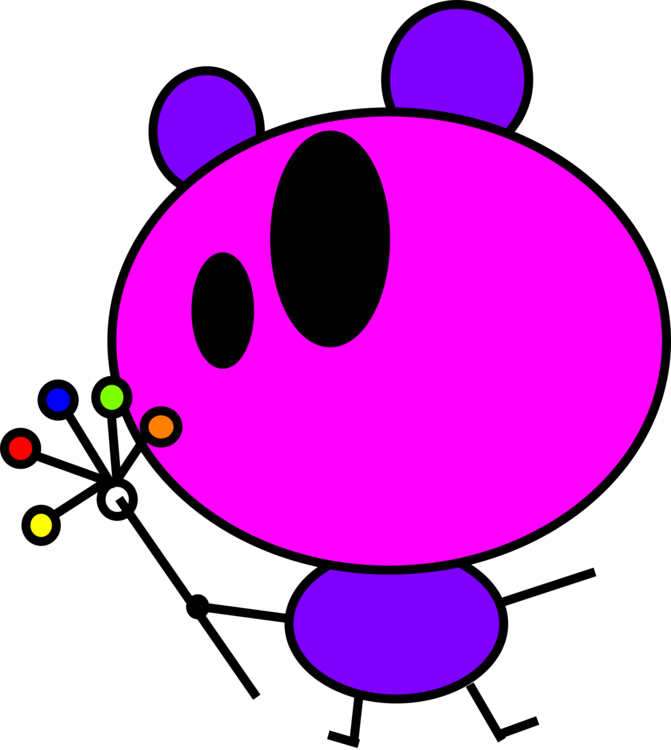 Pink,area,purple - Clip Art - Png Download (671x750), Png Download