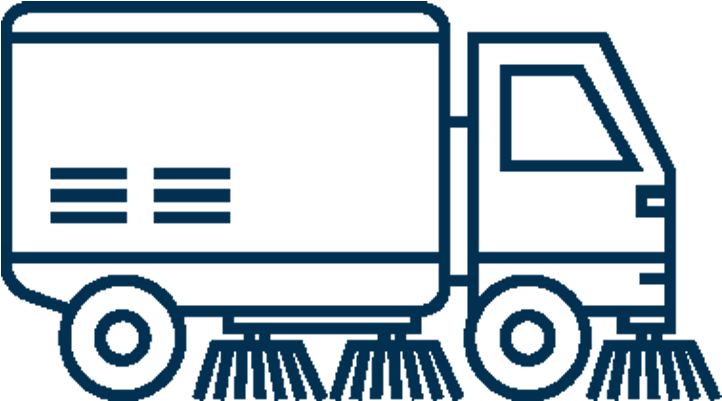 Street Sweeper Truck Drawing Clipart (742x718), Png Download