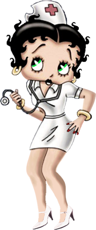 Betty Boop Nurse Week Clipart (400x895), Png Download