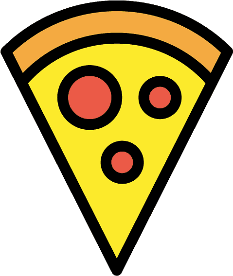 Pizza Emoji Clipart - Png Download (800x800), Png Download