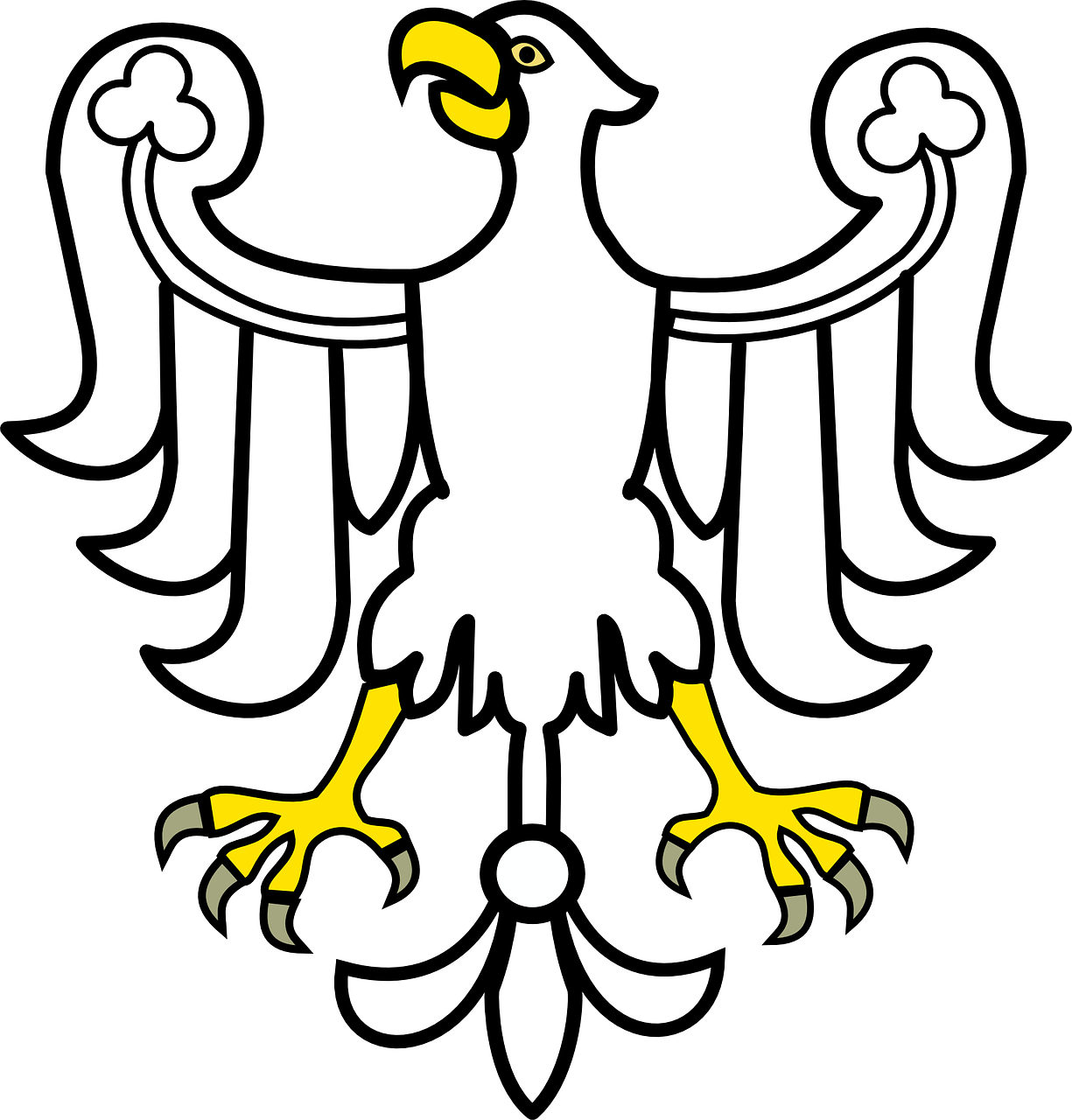 Aguia Amarela Png Clipart (1225x1280), Png Download