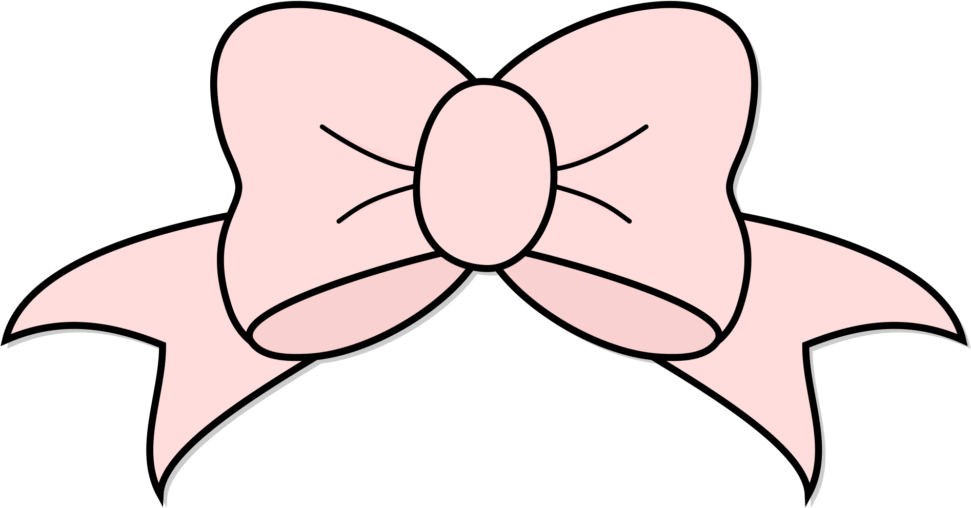 Bowtie Clipart Hair Bow - Clipart Hair Bow - Png Download (2400x1697), Png Download