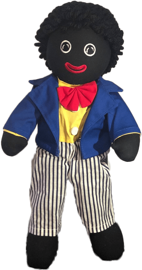 Alfie 35cm Golliwog By Maplewood - Cartoon Clipart (860x960), Png Download