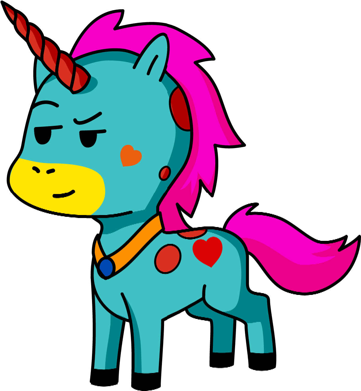 Unicorn Clipart (2000x2000), Png Download