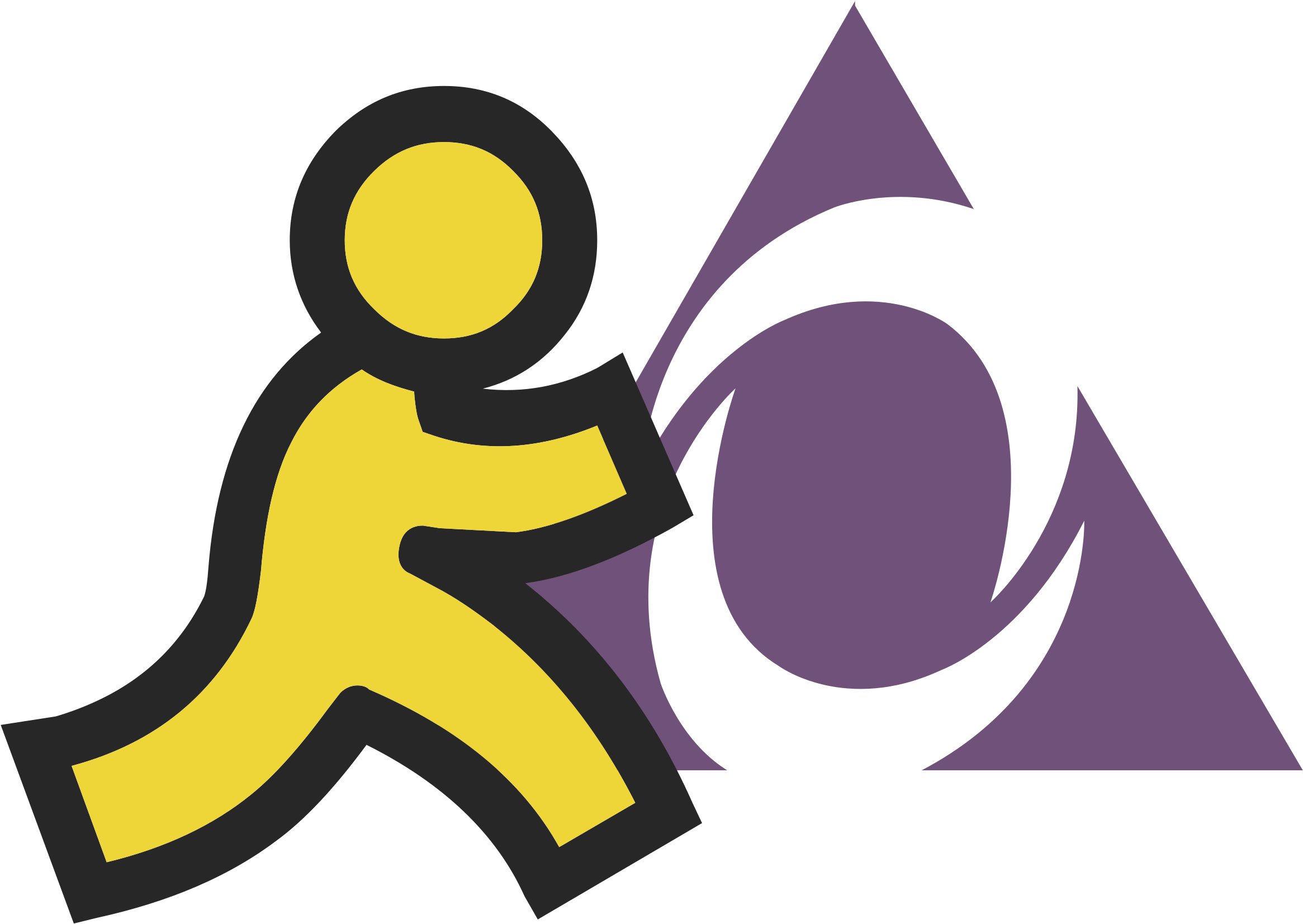 Download Aol Instant Messenger Logo Png Transparent - Logo Aol Instant