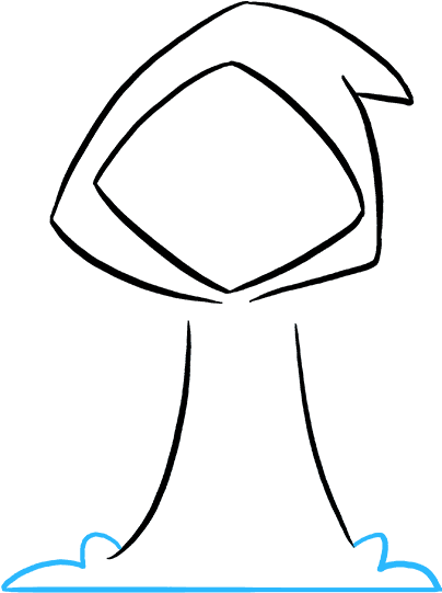 How To Draw The Grim Reaper - Line Art Clipart (680x678), Png Download